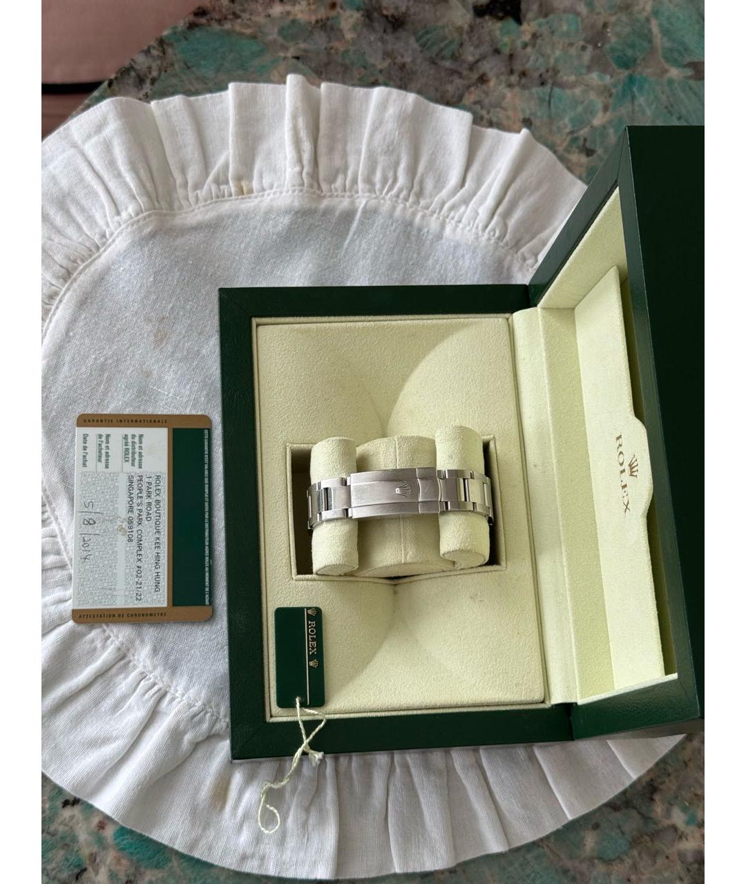 ROLEX Белые часы из белого золота, фото 3