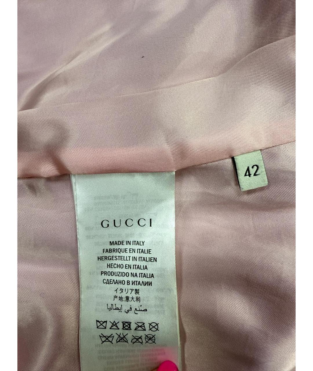 GUCCI Черная кожаная куртка, фото 7