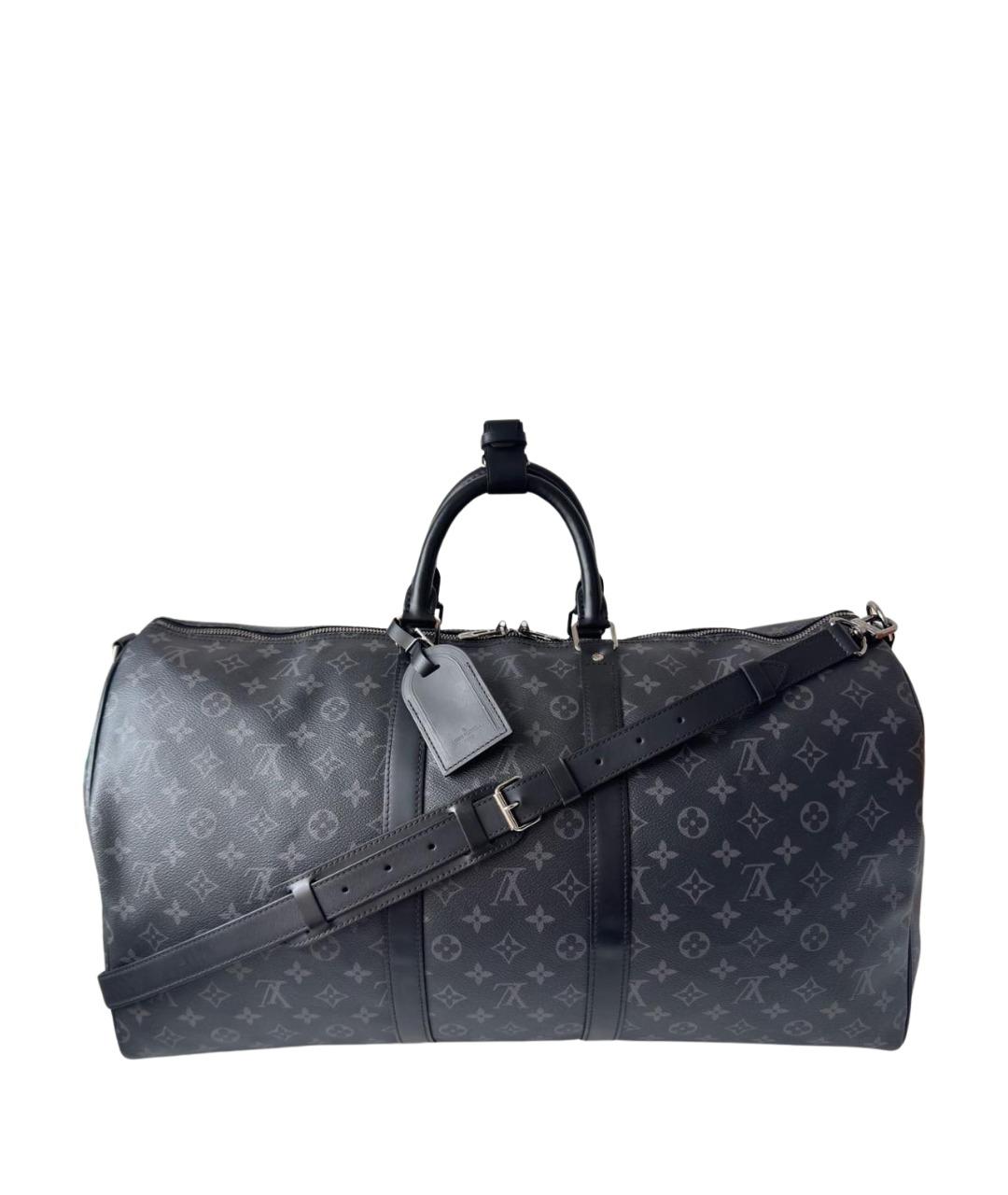 LOUIS VUITTON Черная дорожная/спортивная сумка, фото 1