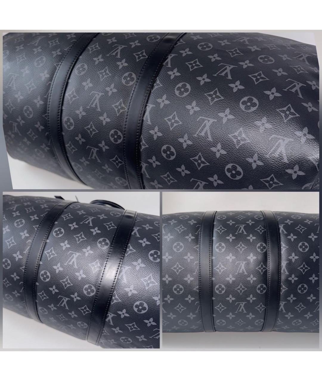 LOUIS VUITTON Черная дорожная/спортивная сумка, фото 8