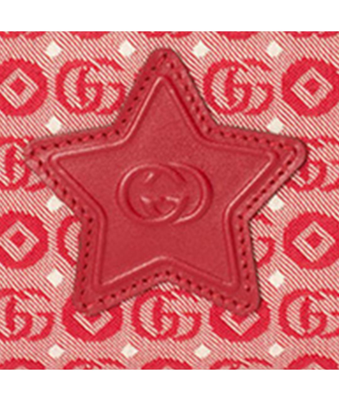GUCCI Красная хлопковая поясная сумка, фото 8