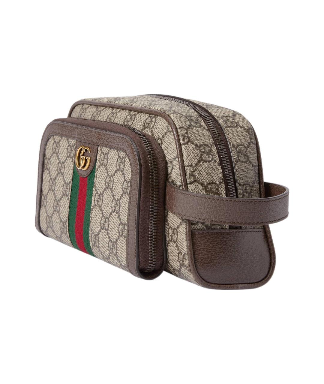 GUCCI Бежевая косметичка, фото 2