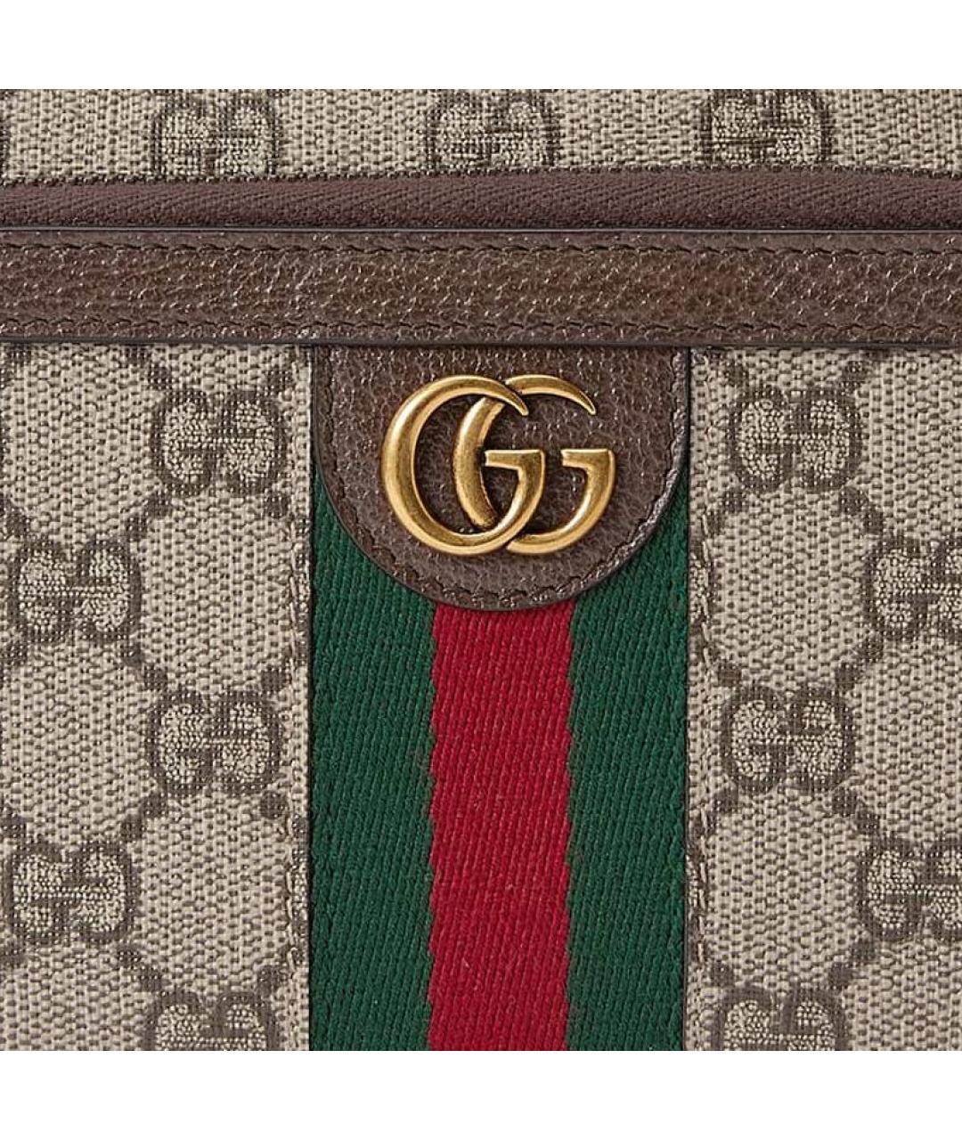 GUCCI Бежевая косметичка, фото 8