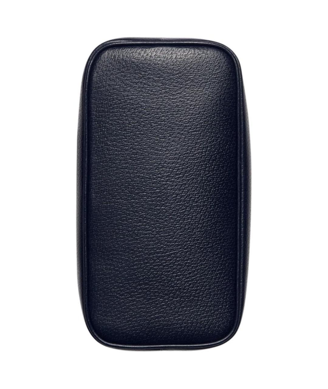 GUCCI Темно-синяя хлопковая сумка через плечо, фото 5