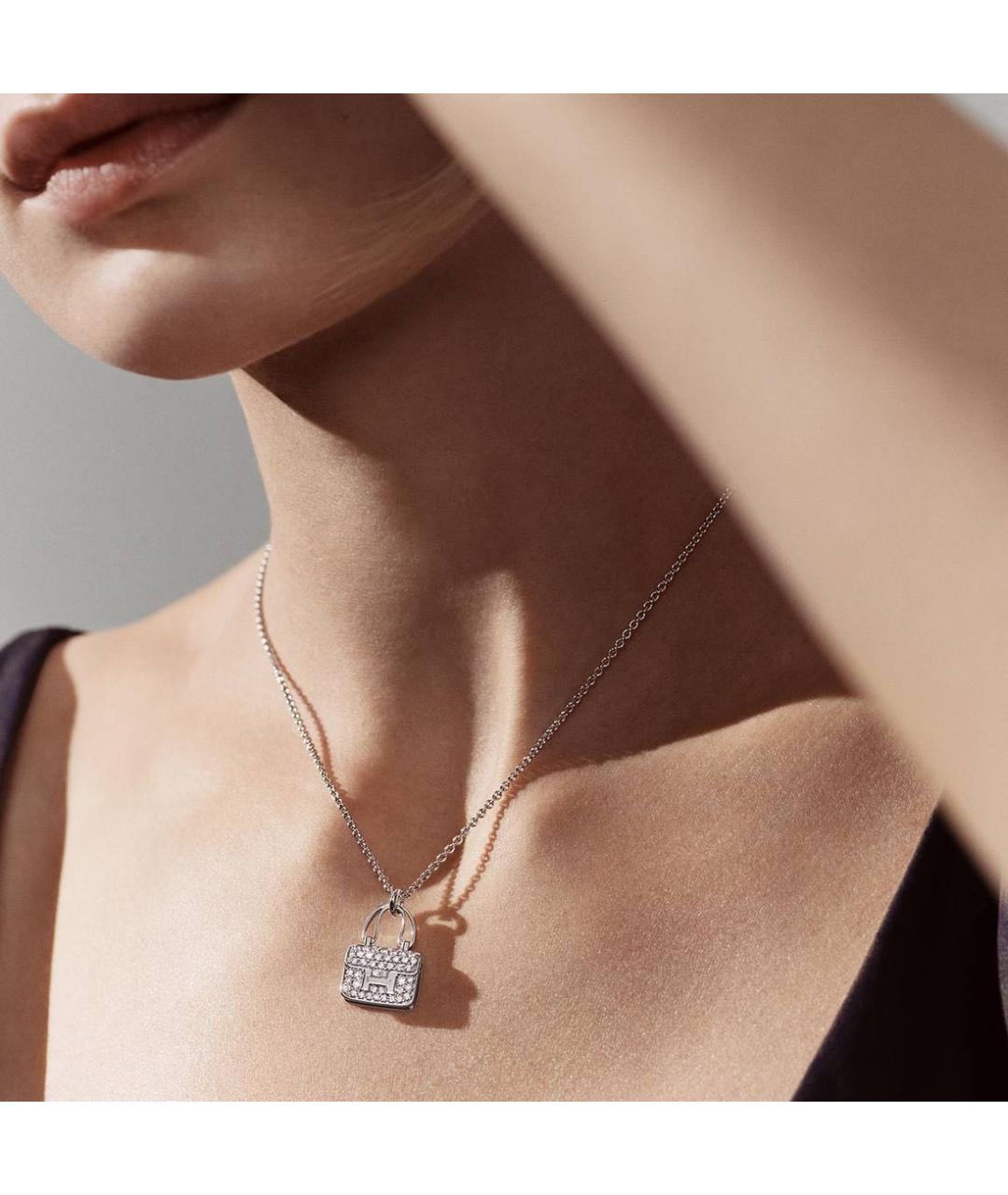 HERMES Серебряная подвеска, фото 4