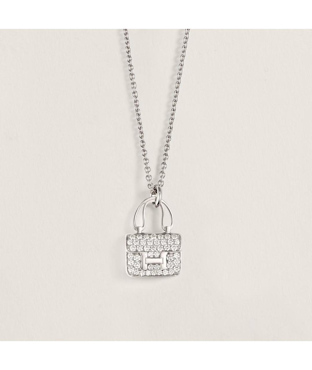 HERMES Серебряная подвеска, фото 5