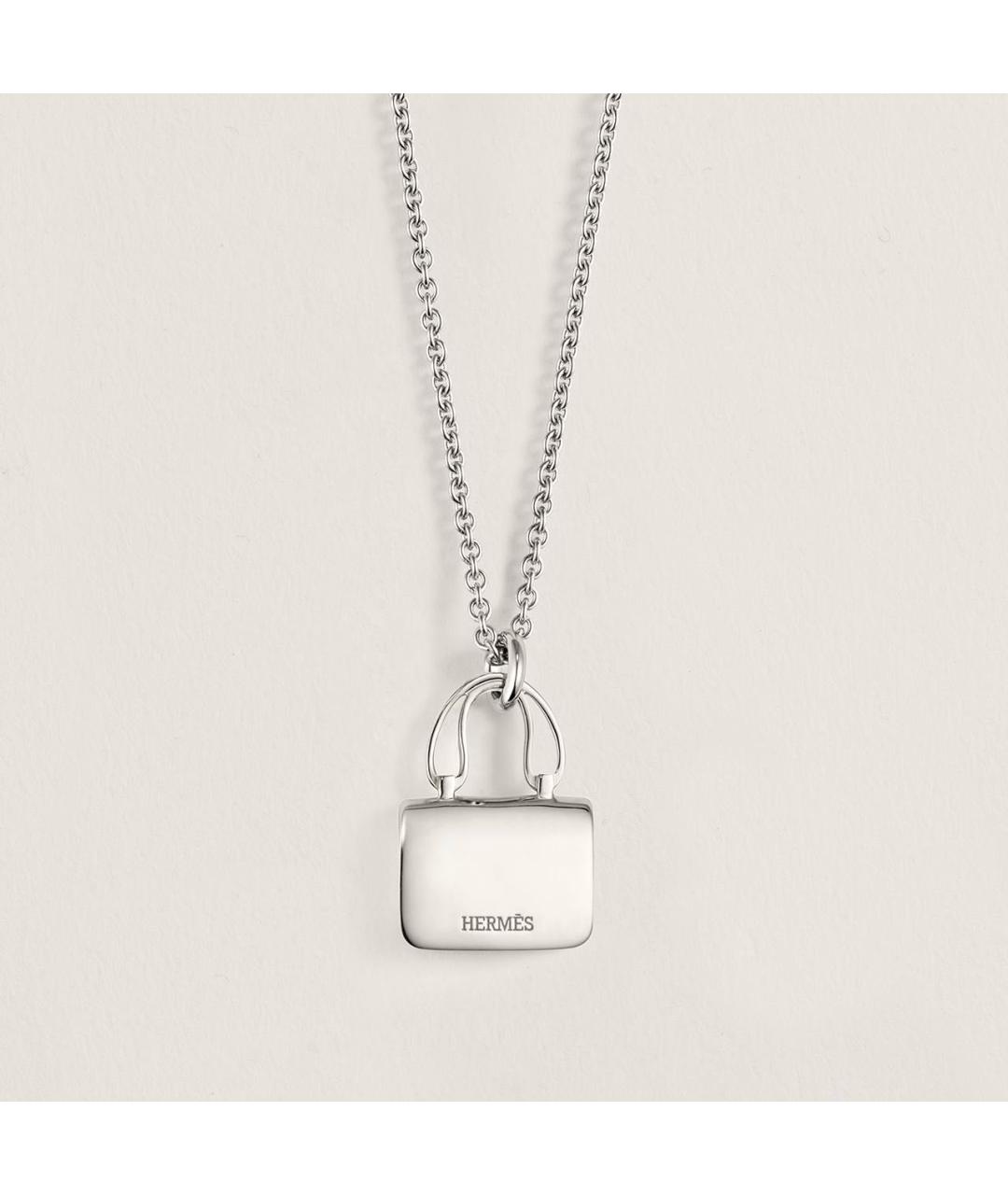 HERMES Серебряная подвеска, фото 2