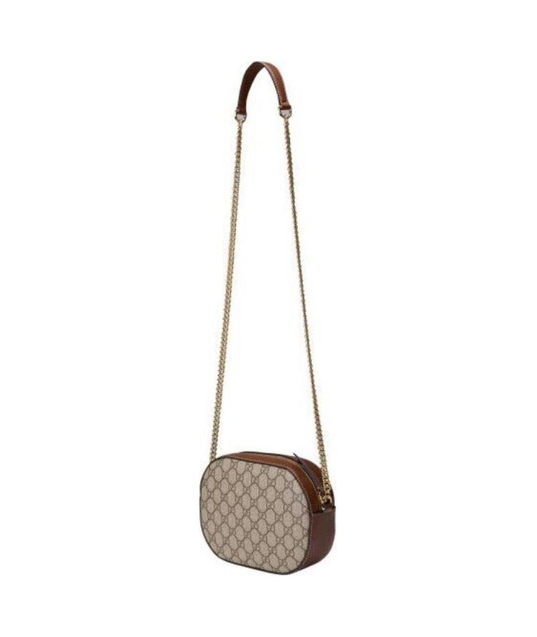 GUCCI Коричневая хлопковая сумка через плечо, фото 2