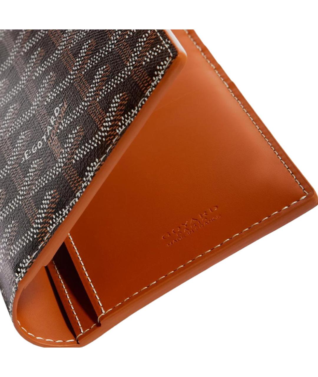 GOYARD Коричневый кошелек, фото 3