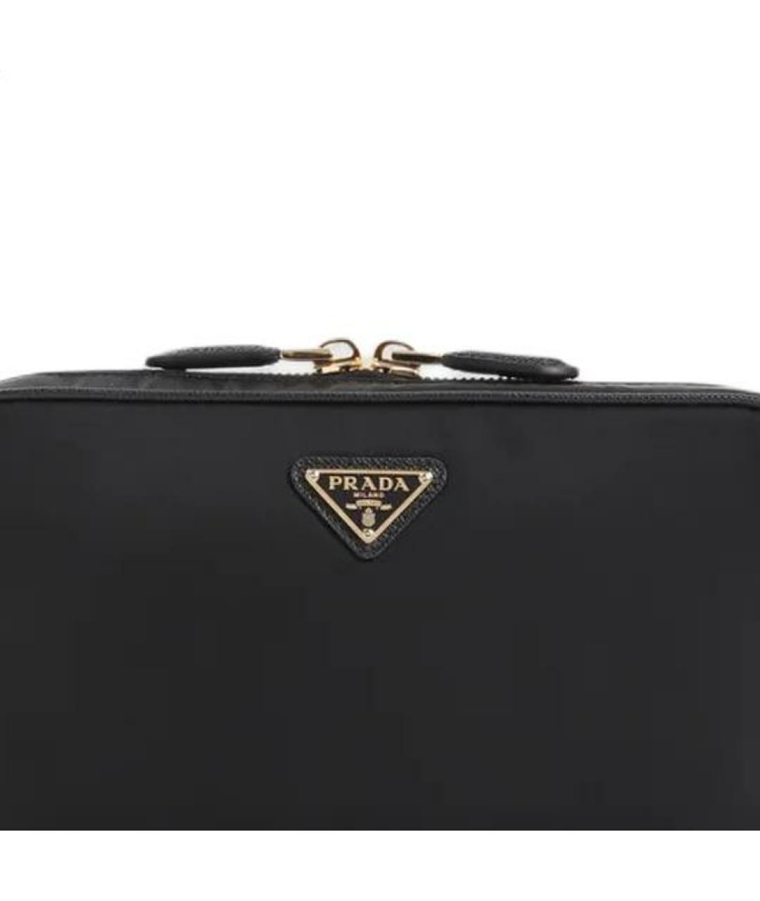 PRADA Черная тканевая сумка через плечо, фото 3