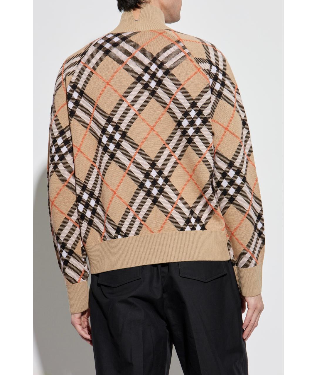 BURBERRY Бежевый джемпер / свитер, фото 4