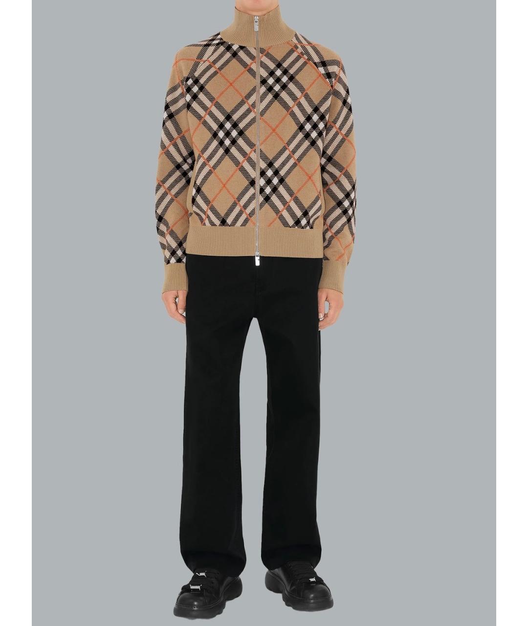 BURBERRY Бежевый джемпер / свитер, фото 5