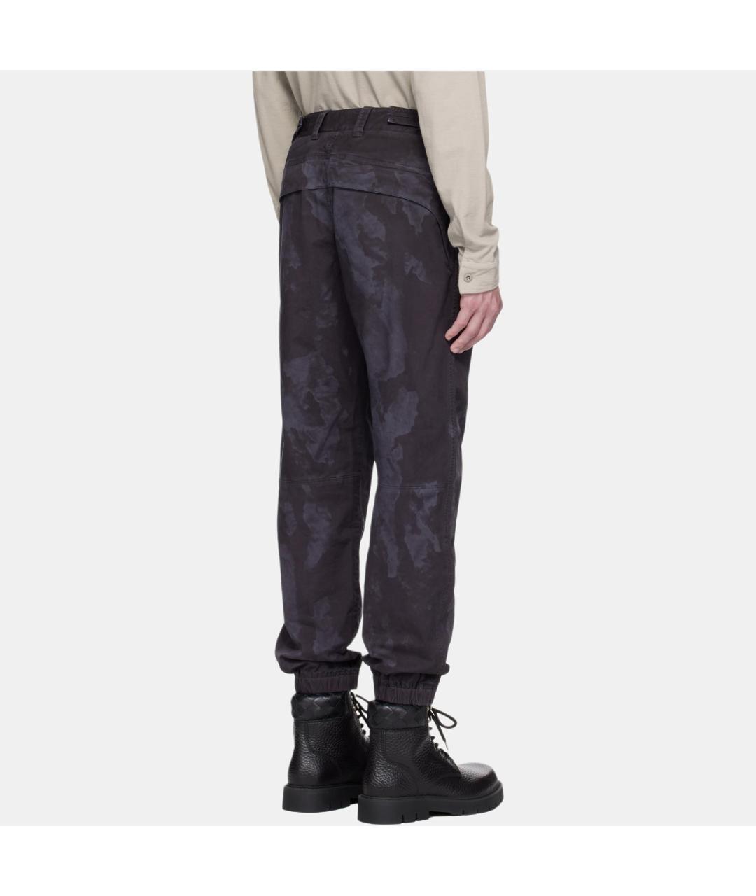 STONE ISLAND Серые повседневные брюки, фото 4