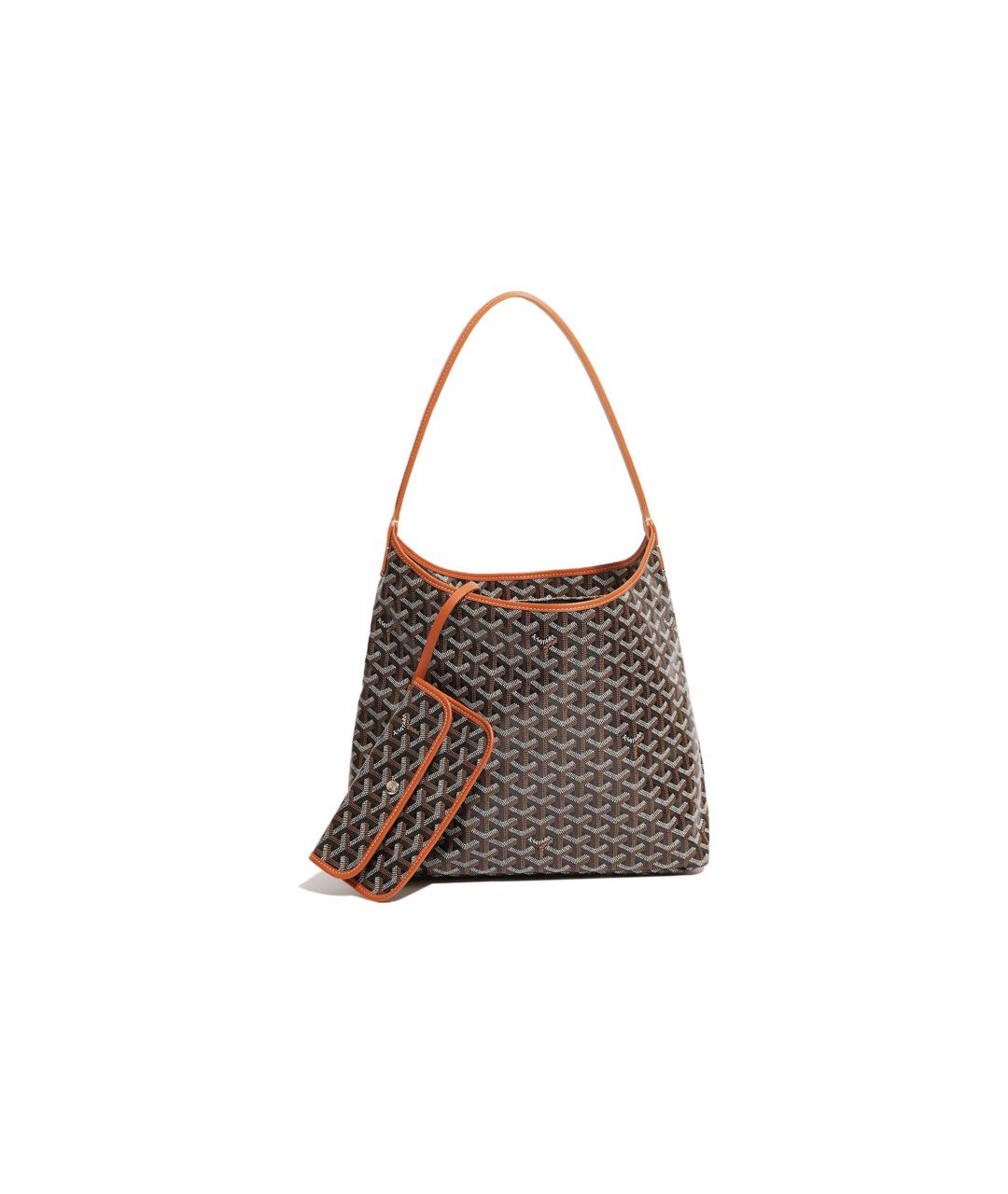 GOYARD Коричневая сумка через плечо, фото 3