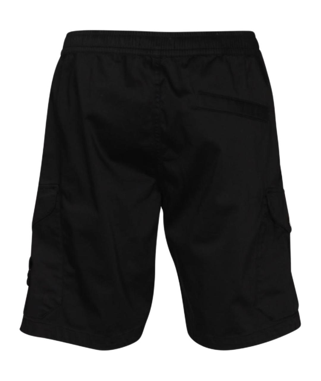STONE ISLAND Черные шорты, фото 2