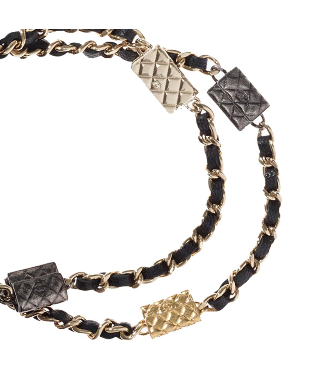 CHANEL Черная кожаная поясная сумка, фото 5