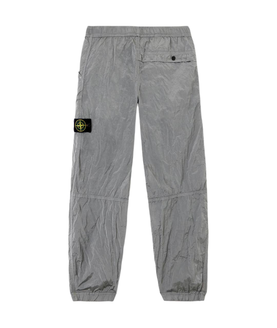 STONE ISLAND Серые повседневные брюки, фото 2