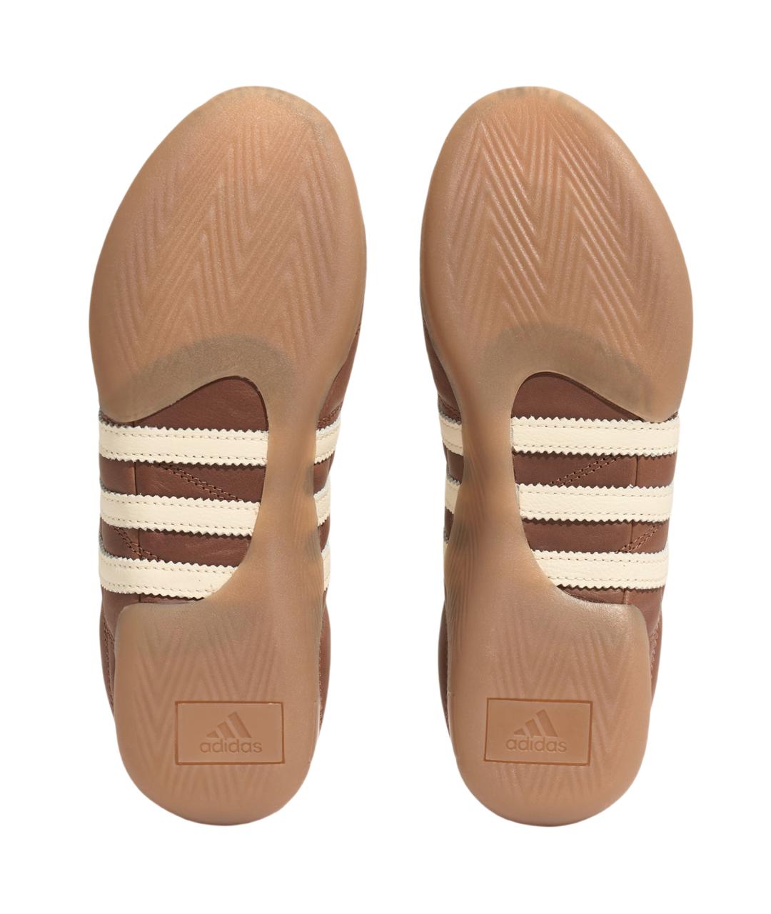 ADIDAS Коричневые кожаные кеды, фото 5