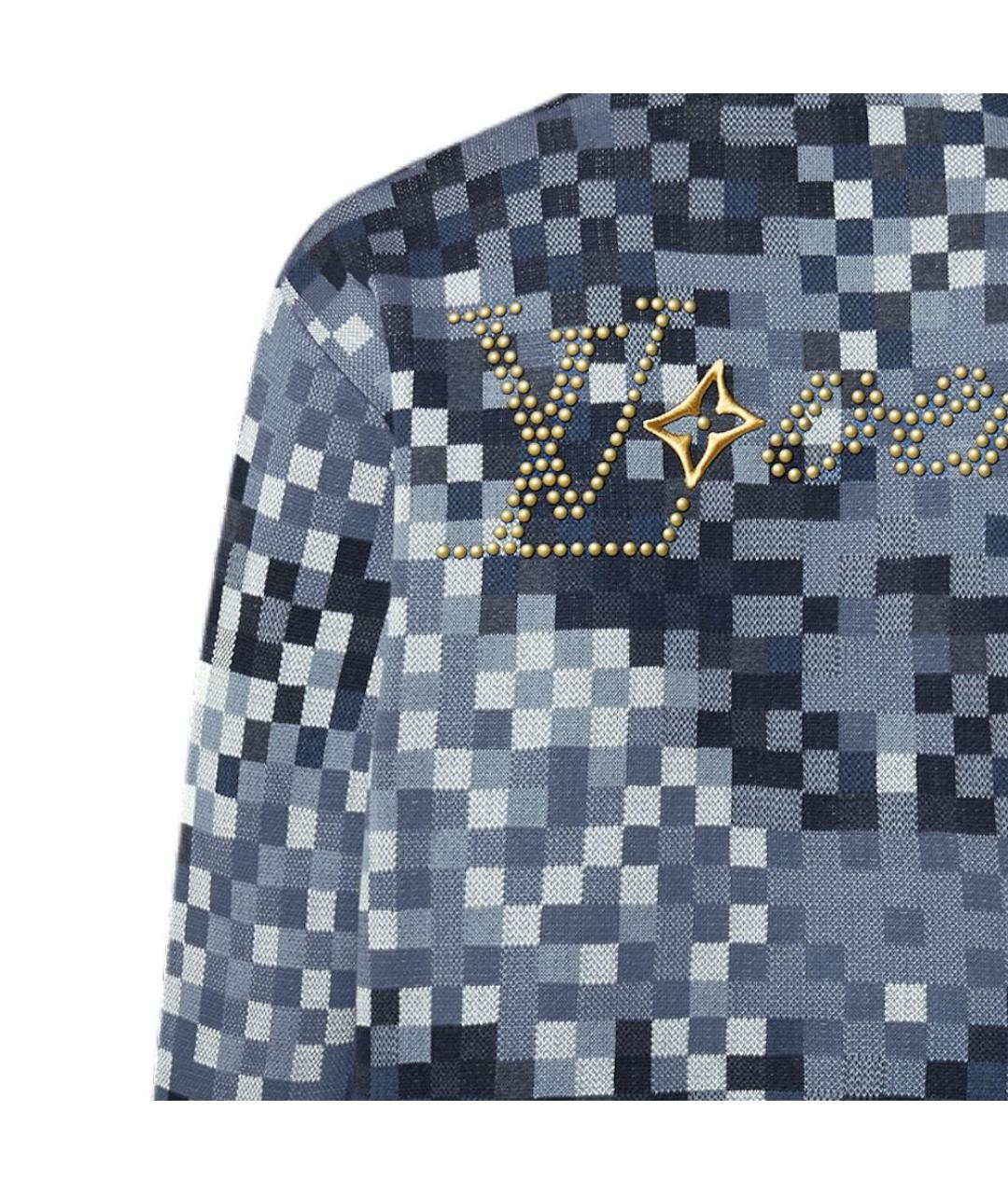 LOUIS VUITTON Синий джемпер / свитер, фото 6