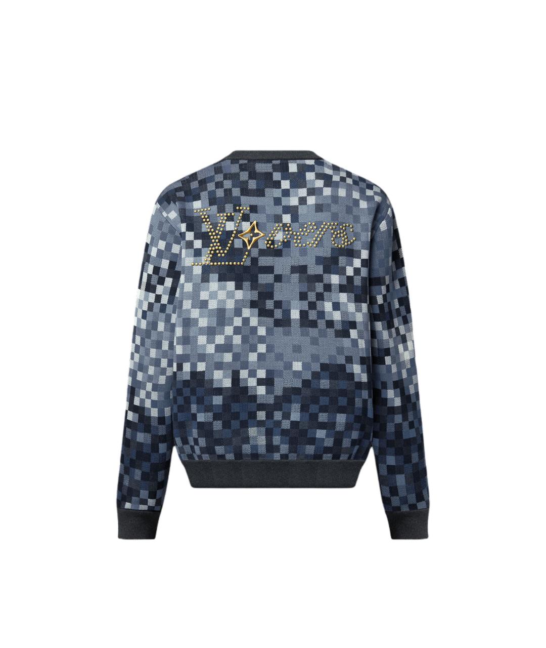 LOUIS VUITTON Синий джемпер / свитер, фото 2