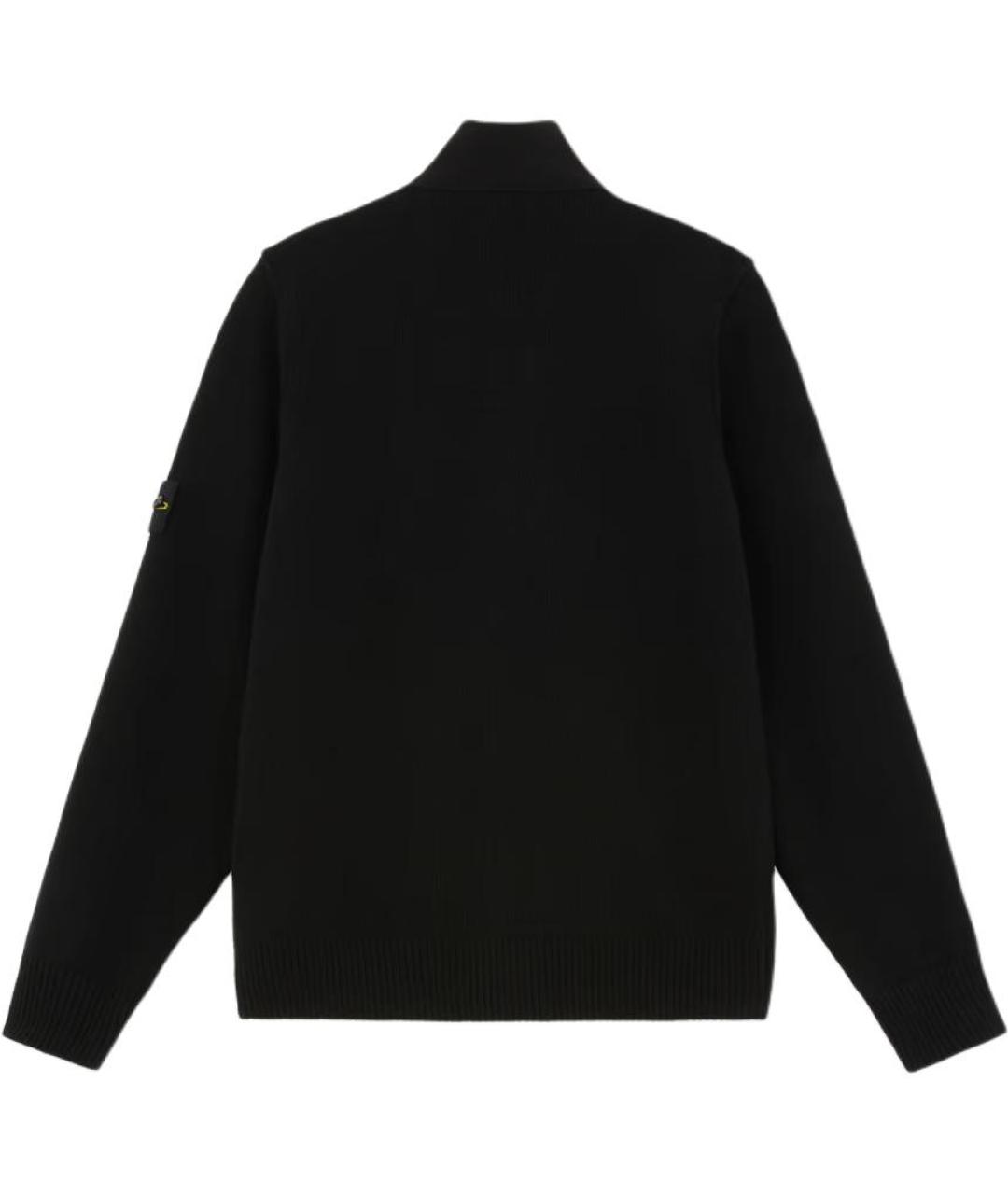 STONE ISLAND Черный джемпер / свитер, фото 2