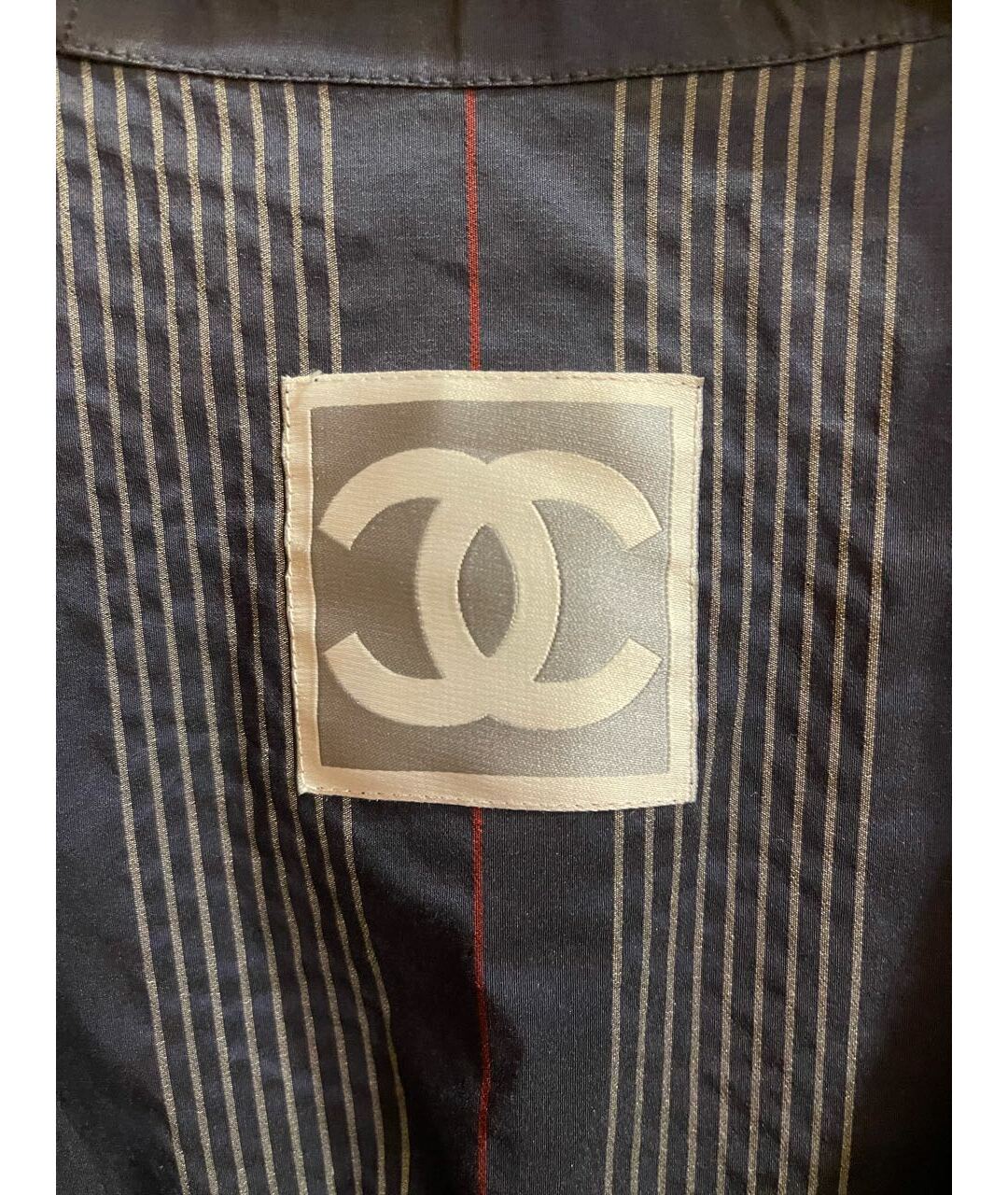 CHANEL PRE-OWNED Темно-синий жилет, фото 3