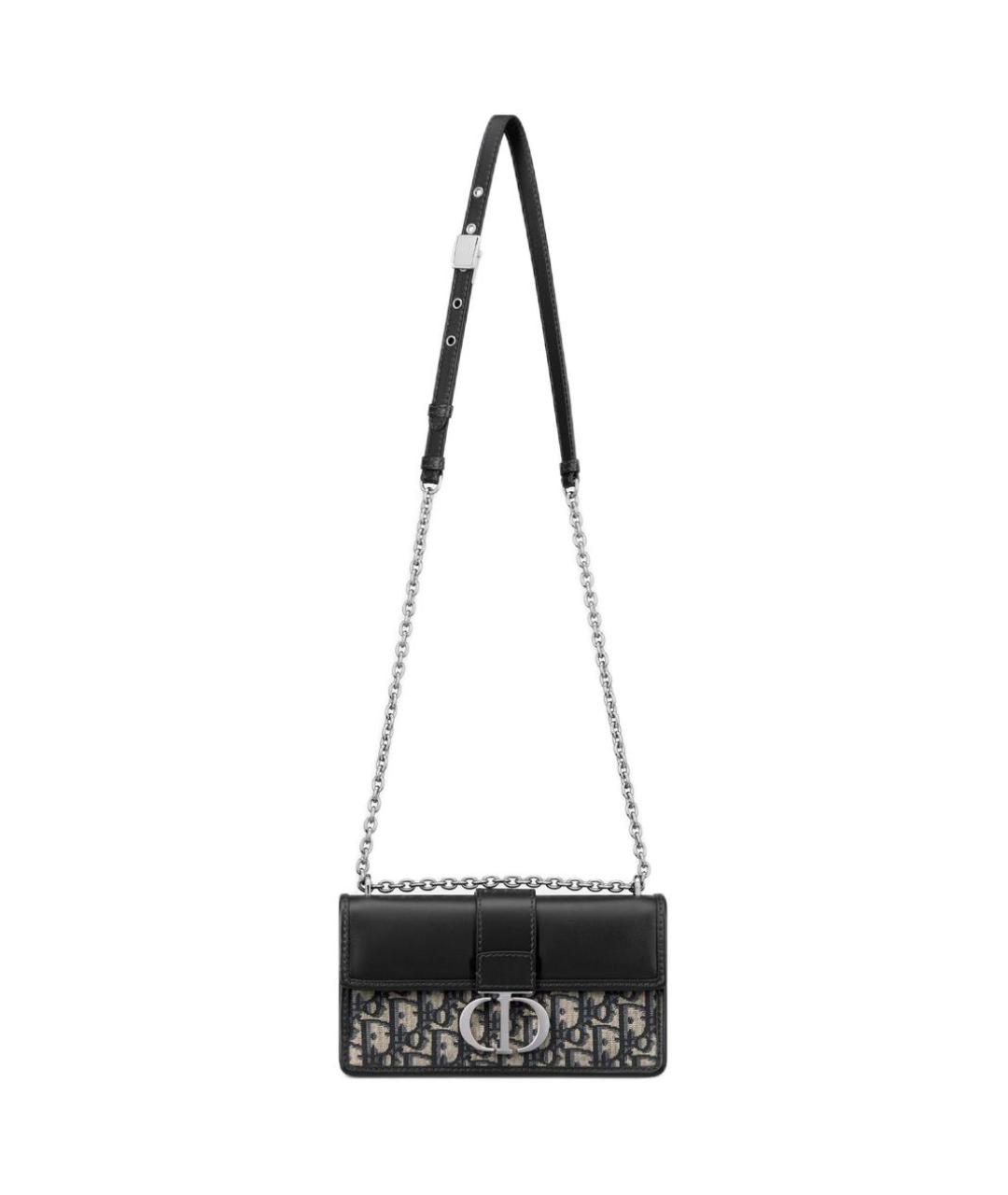CHRISTIAN DIOR Черная кожаная сумка через плечо, фото 2