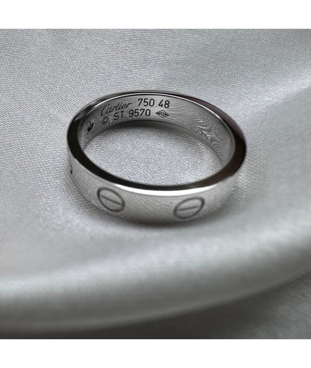CARTIER Серебряное кольцо из белого золота, фото 2