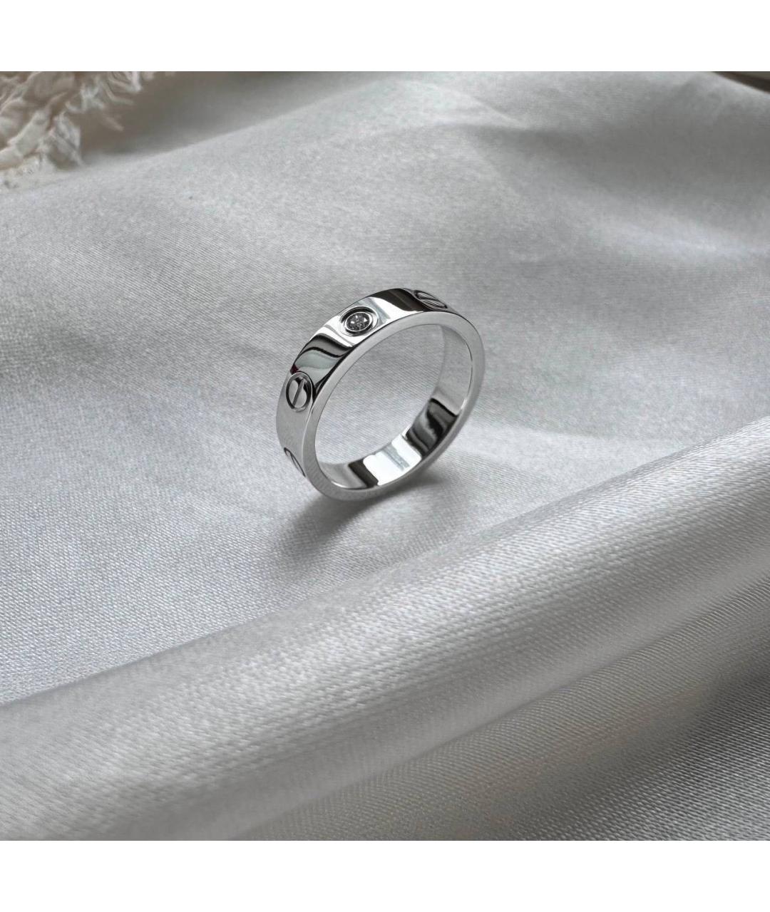 CARTIER Серебряное кольцо из белого золота, фото 6