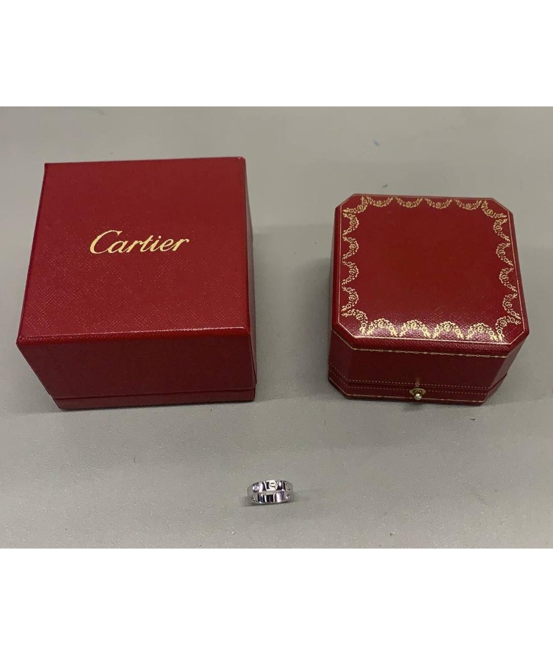CARTIER Серебряное кольцо из белого золота, фото 5