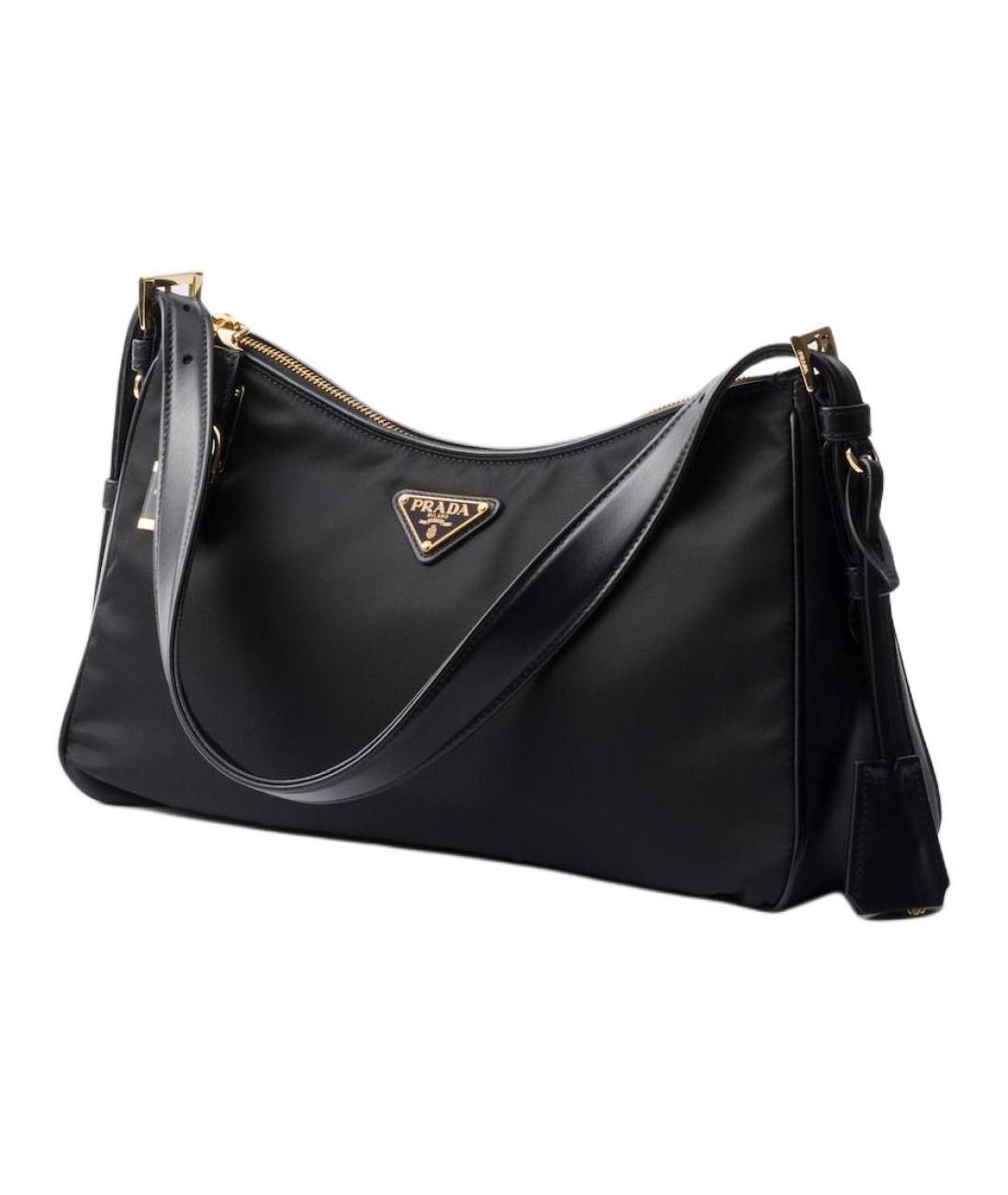 PRADA Черная тканевая сумка через плечо, фото 2