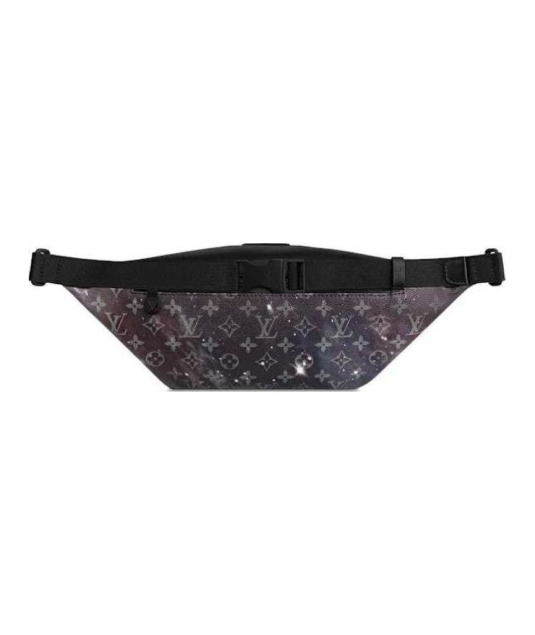LOUIS VUITTON Черная кожаная поясная сумка, фото 2