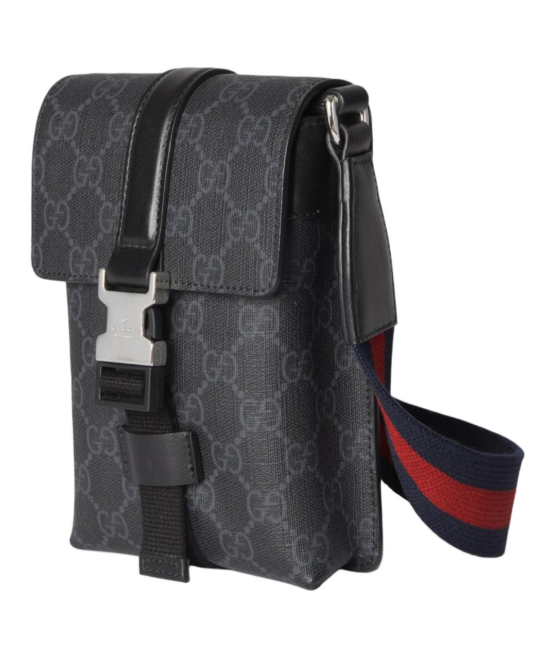 GUCCI Серая сумка на плечо, фото 2