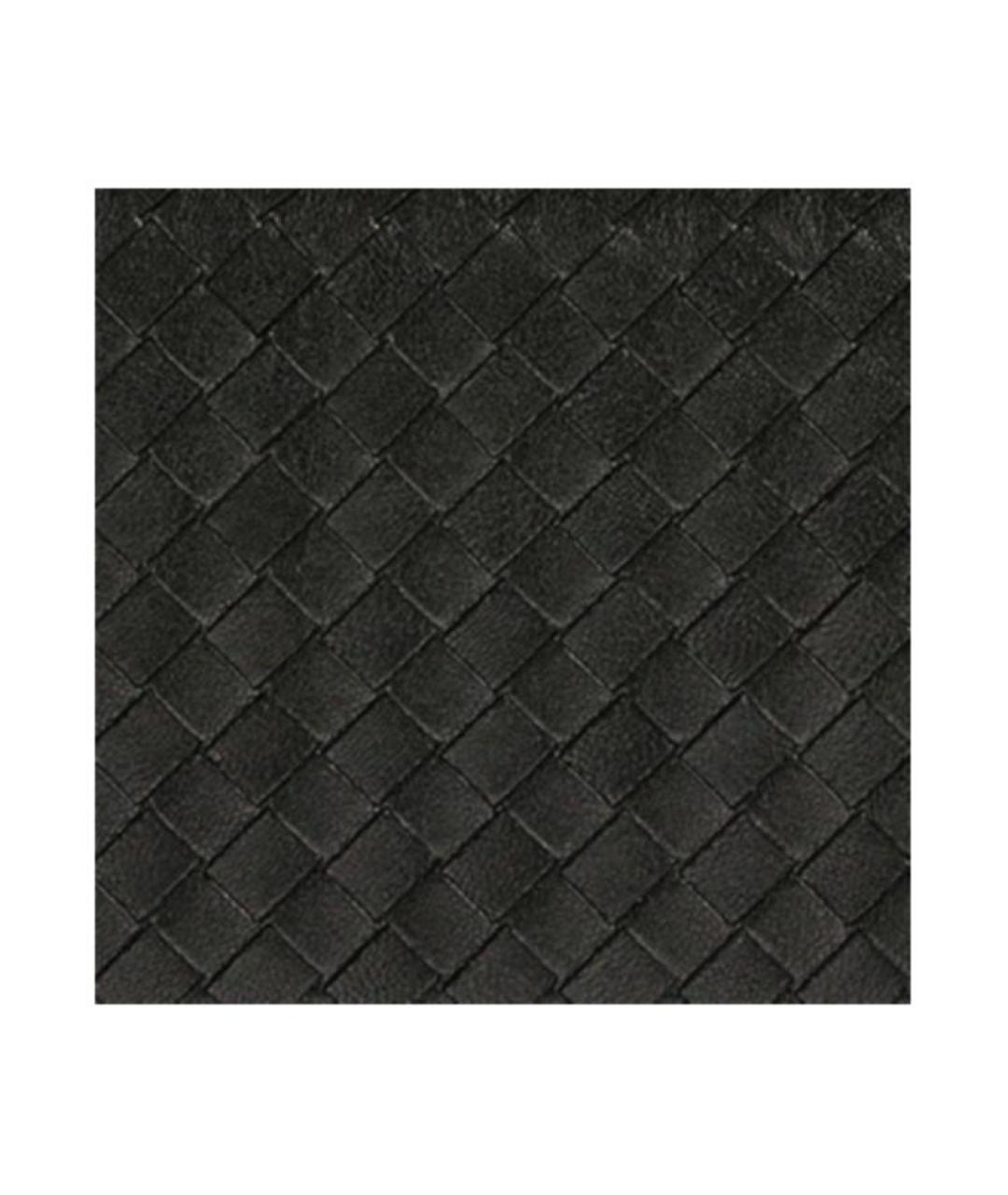 BOTTEGA VENETA Черный кожаный кошелек, фото 6