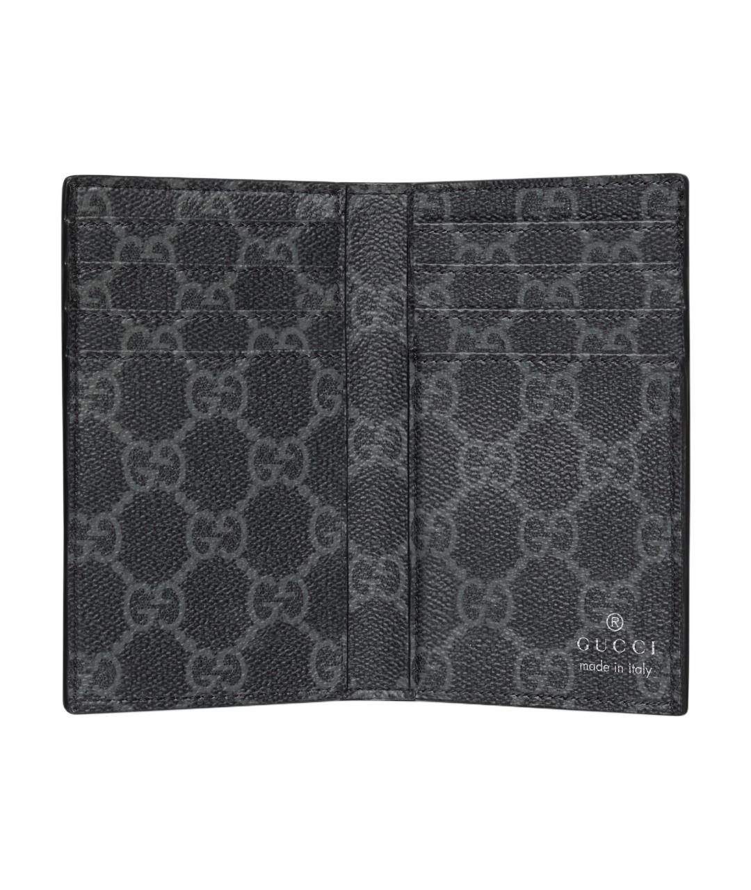 GUCCI Черный кожаный кардхолдер, фото 4