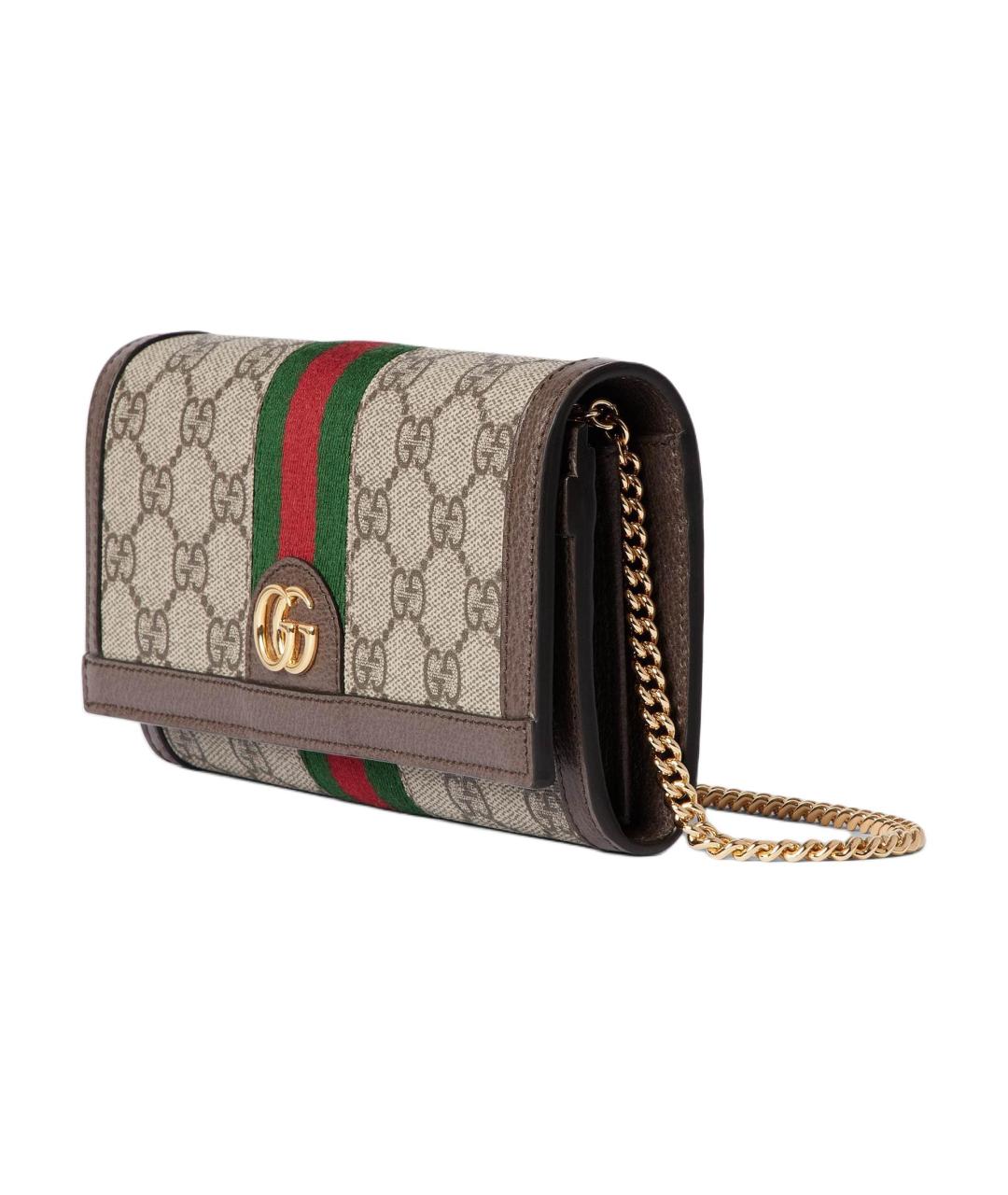 GUCCI Бежевая хлопковая сумка через плечо, фото 2
