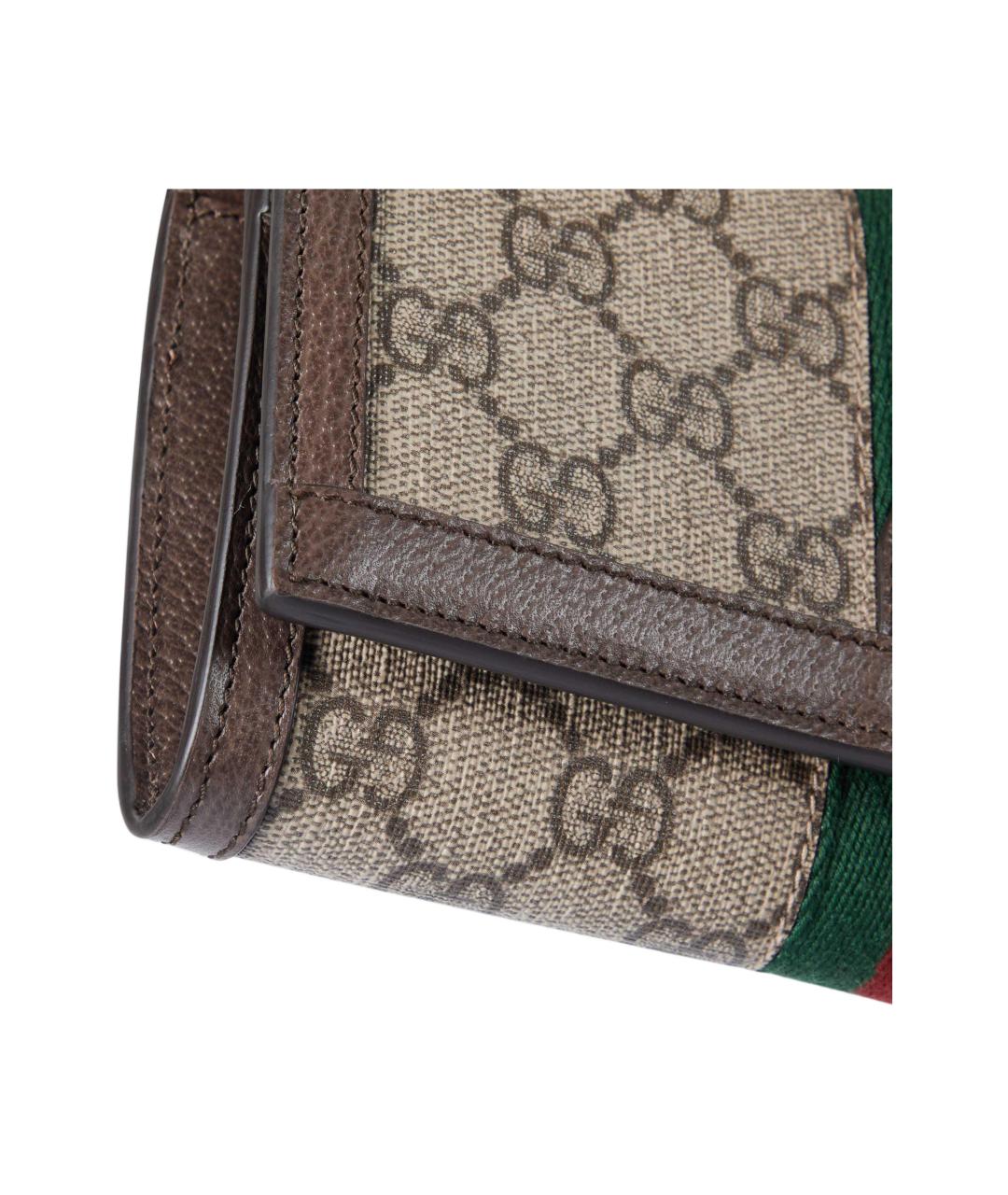 GUCCI Бежевая хлопковая сумка через плечо, фото 7