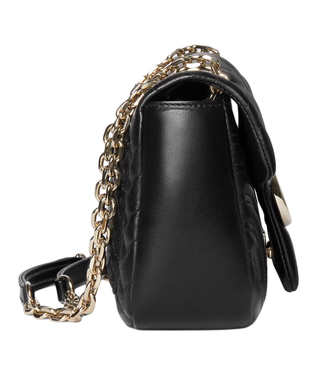 GUCCI Черная кожаная сумка через плечо, фото 3