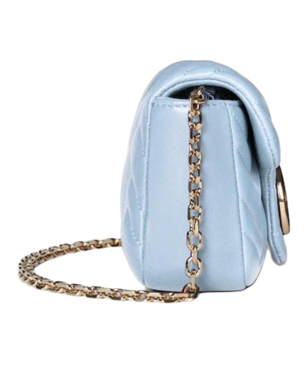 GUCCI Голубая кожаная сумка через плечо, фото 4