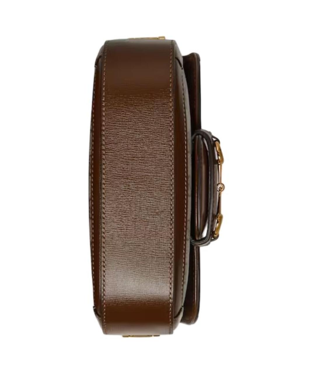 GUCCI Коричневая хлопковая сумка через плечо, фото 4