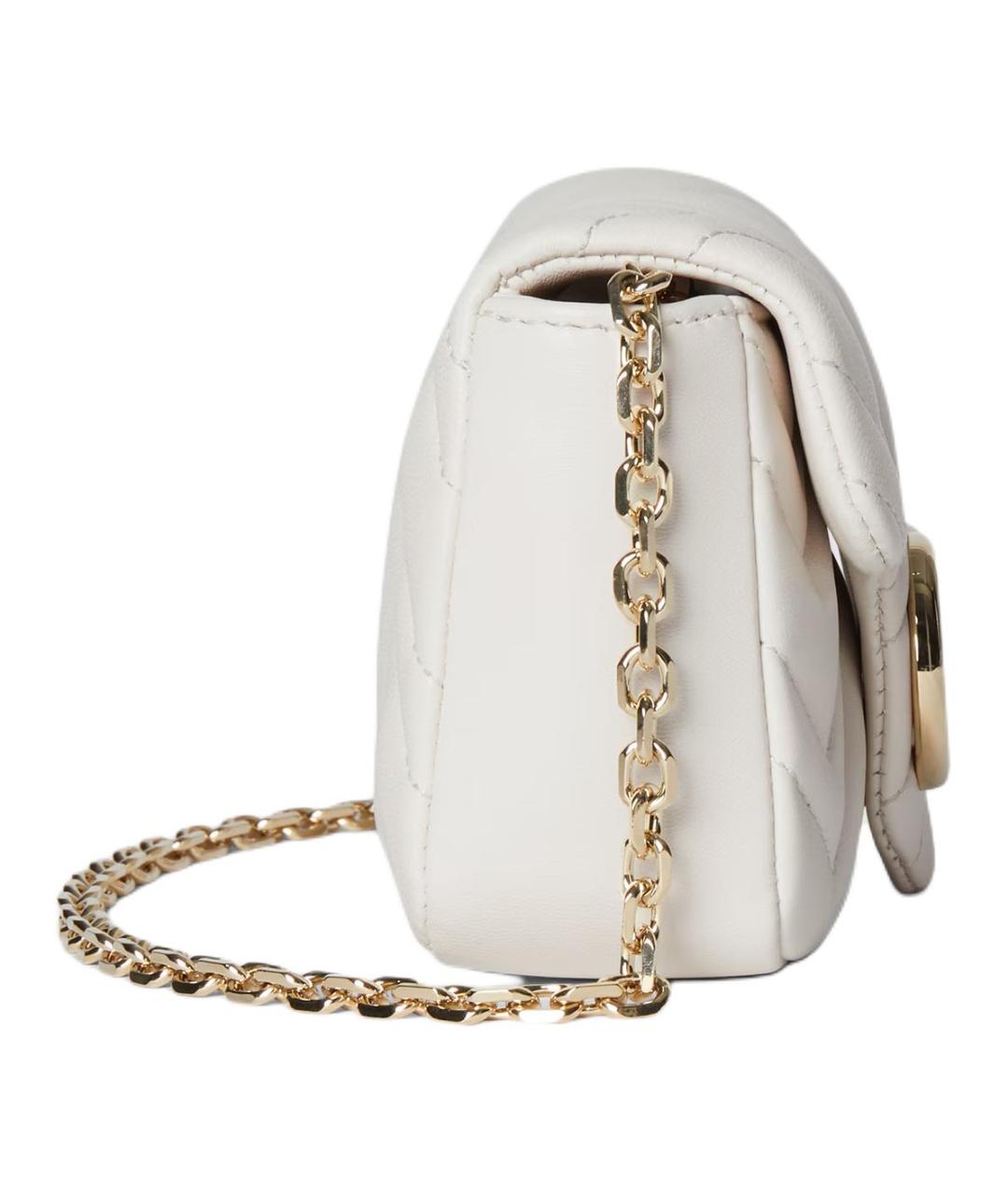 GUCCI Белая кожаная сумка через плечо, фото 3