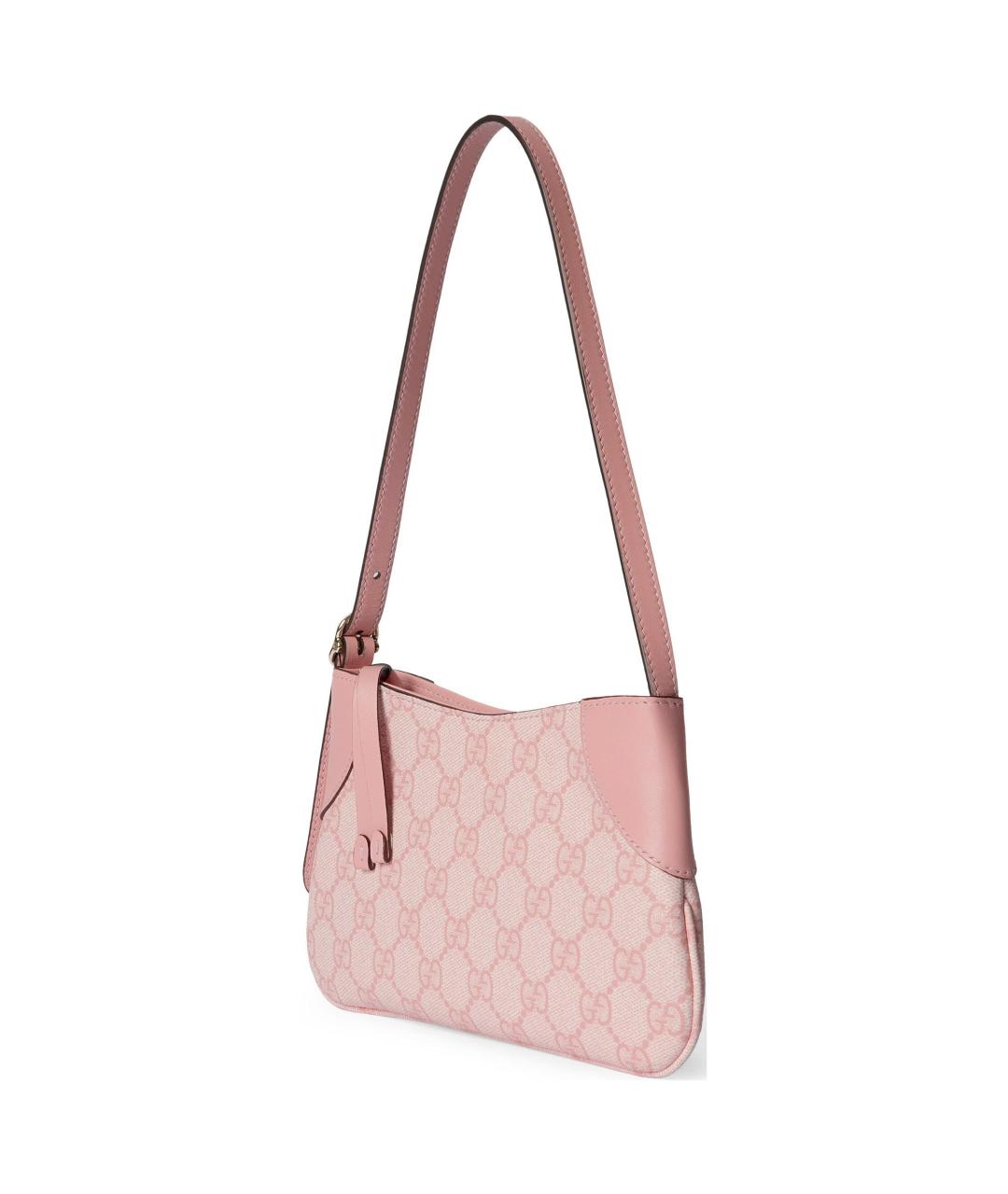 GUCCI Розовая хлопковая сумка через плечо, фото 2