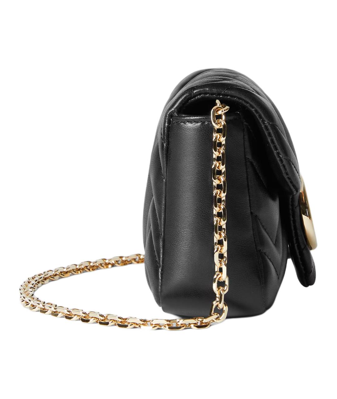 GUCCI Черная кожаная сумка через плечо, фото 3