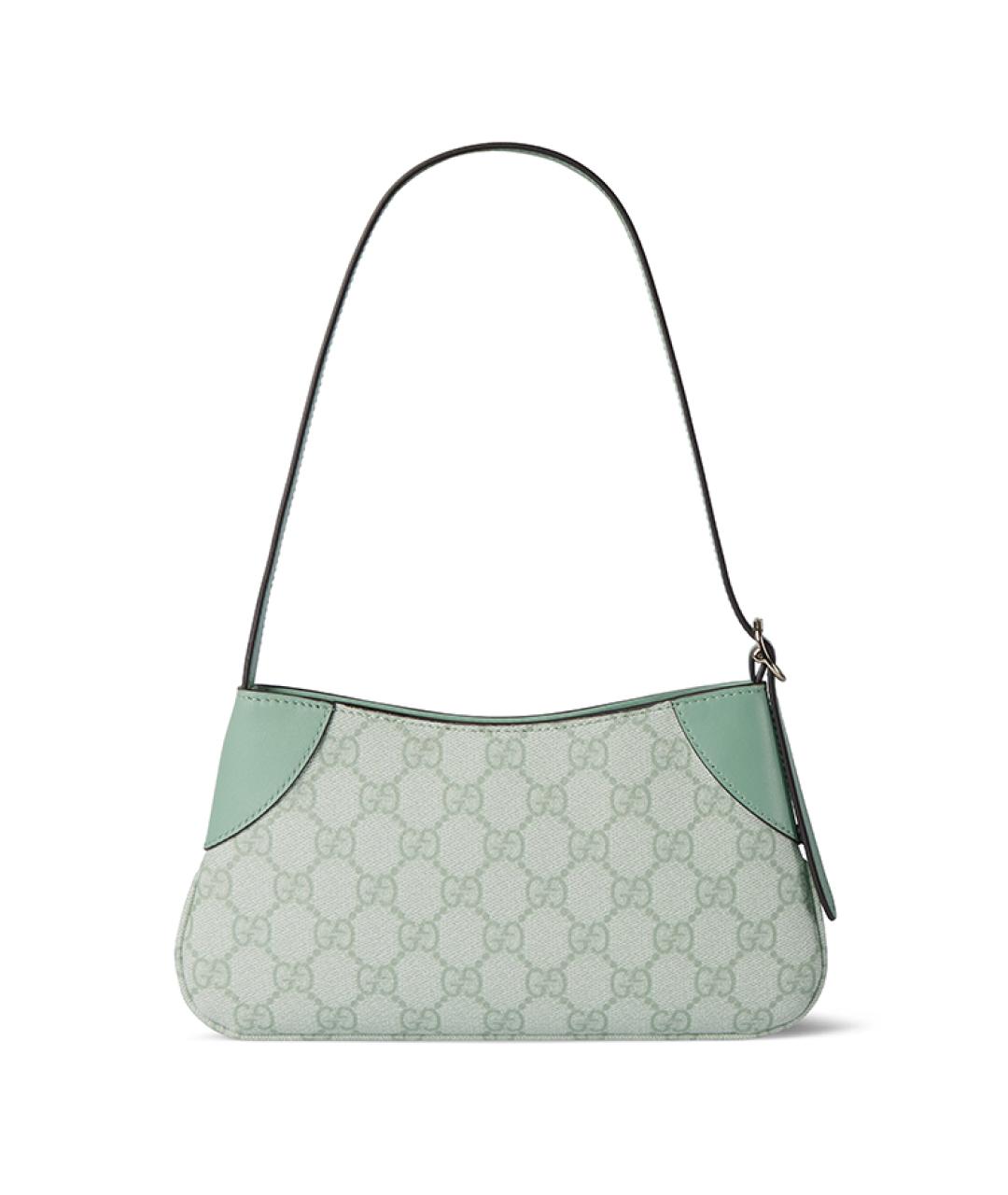 GUCCI Зеленая хлопковая сумка через плечо, фото 4