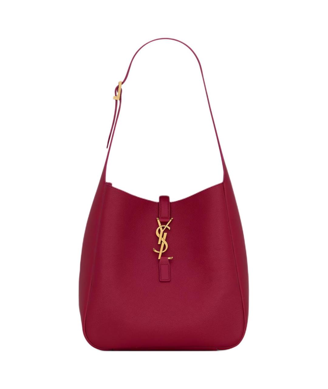 SAINT LAURENT Красная кожаная сумка через плечо, фото 1