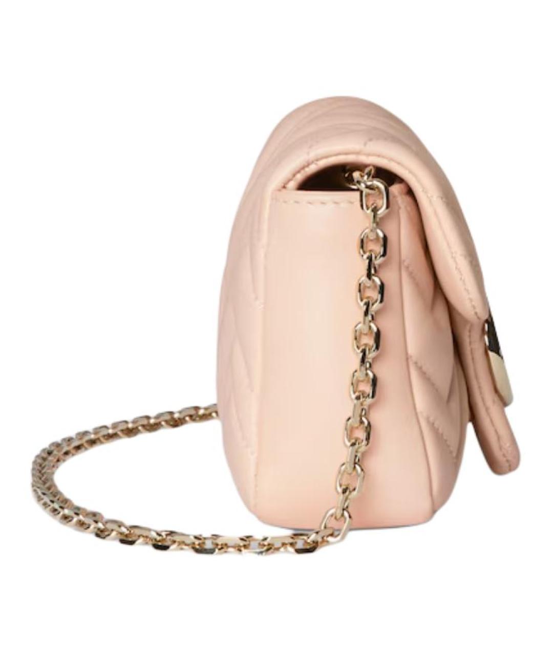 GUCCI Розовая кожаная сумка через плечо, фото 3