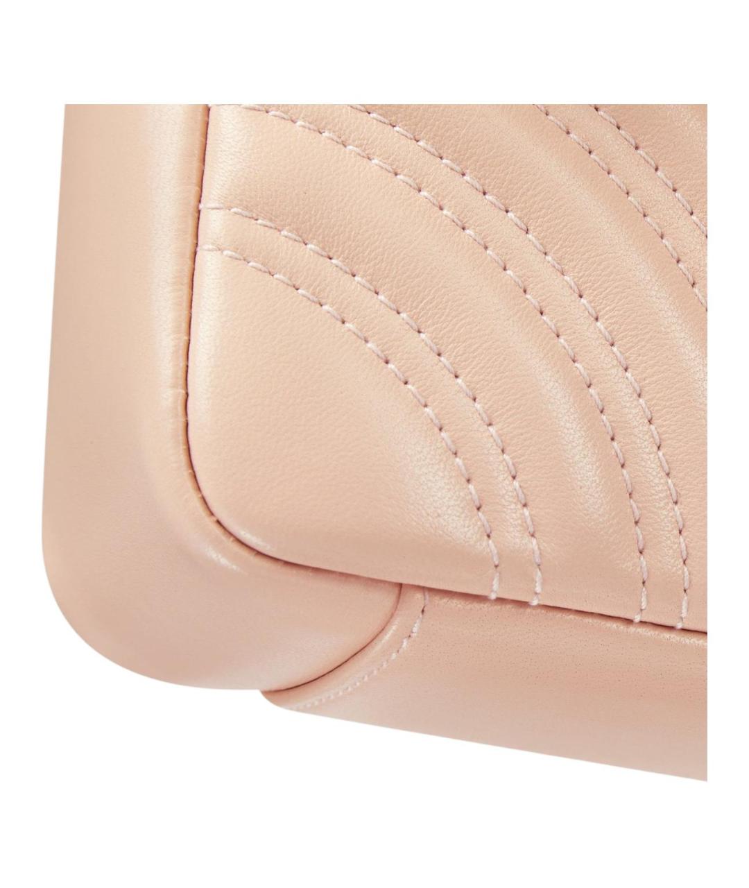 GUCCI Розовая кожаная сумка через плечо, фото 6