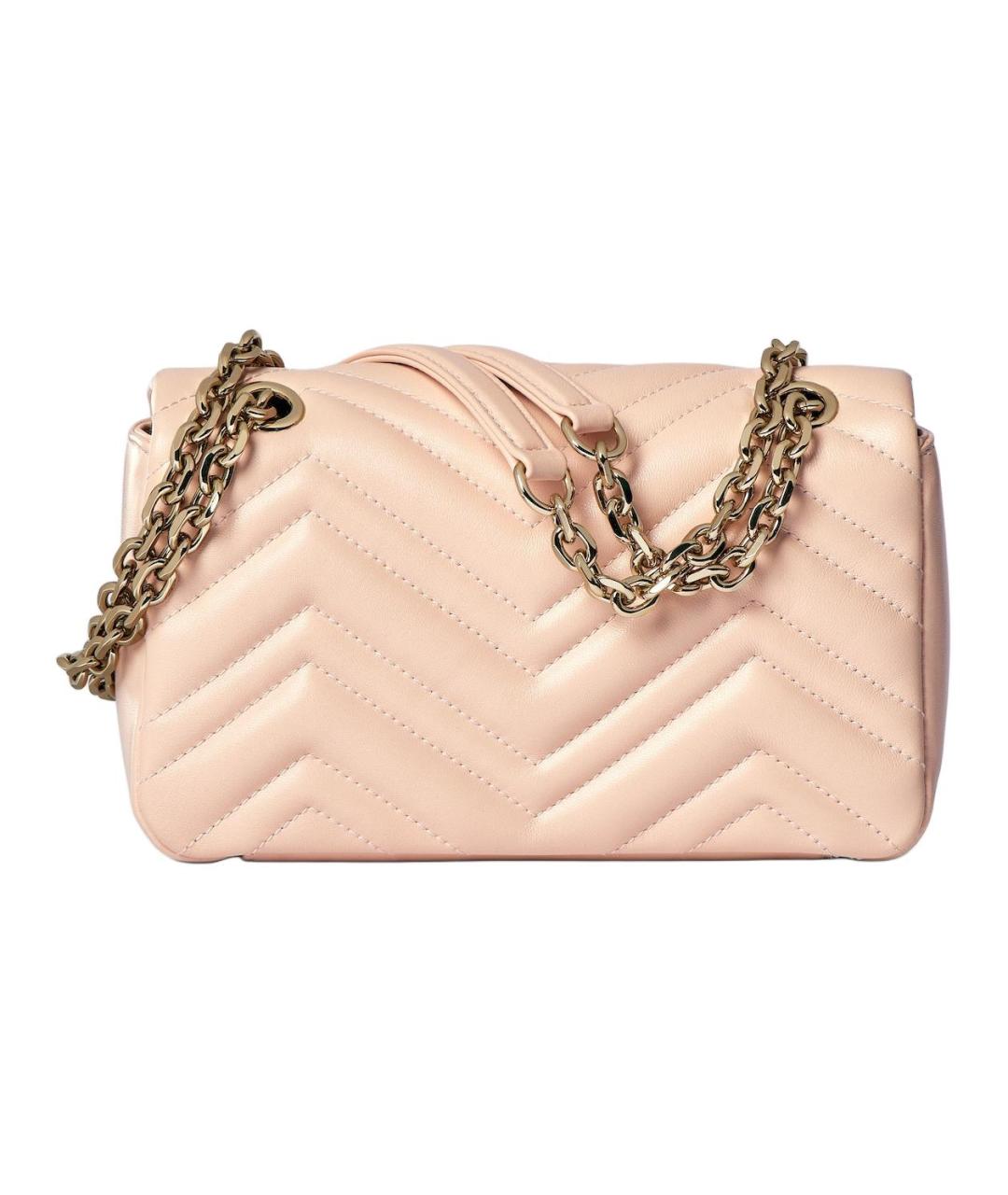 GUCCI Розовая кожаная сумка через плечо, фото 4