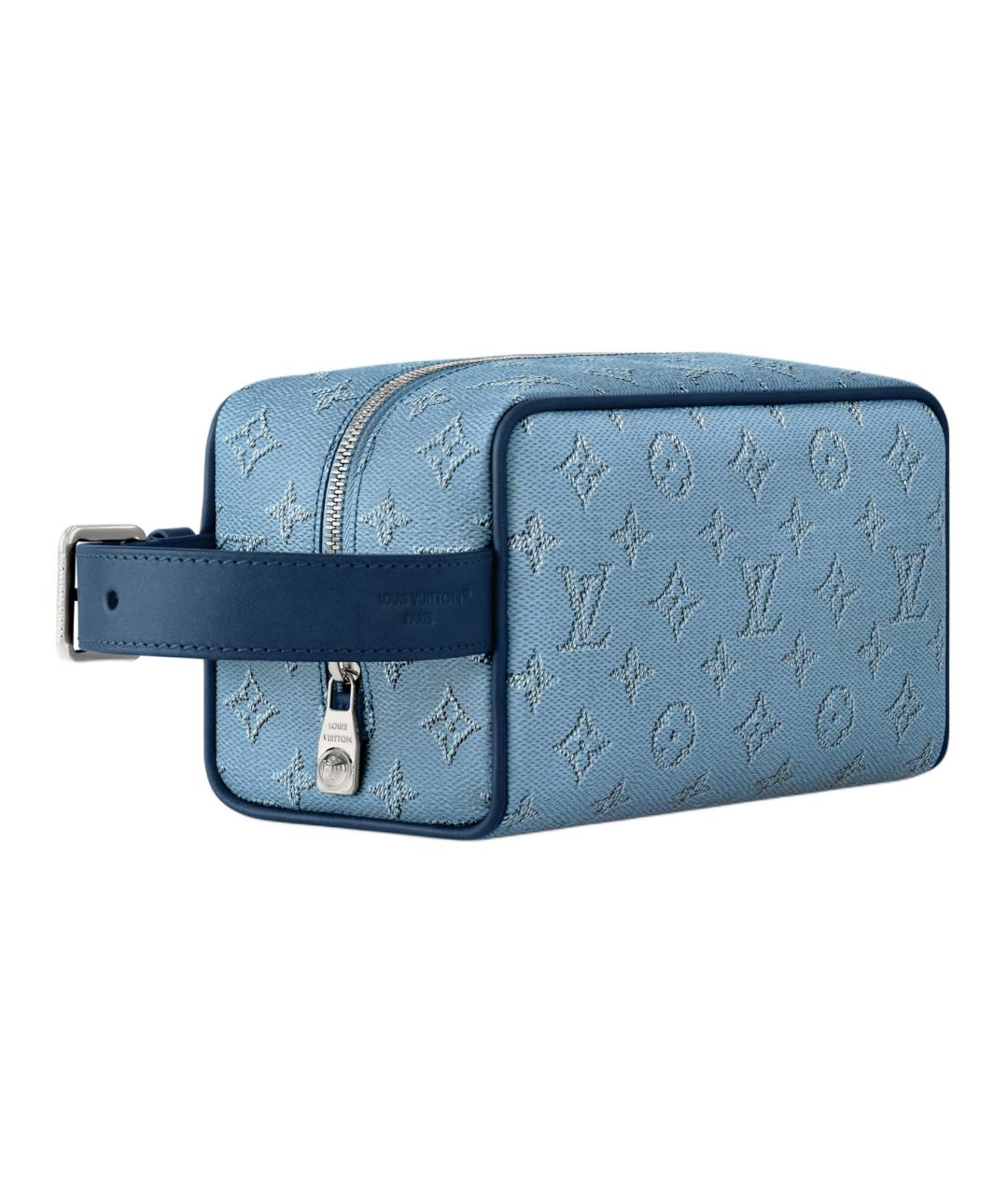 LOUIS VUITTON Голубая косметичка, фото 2
