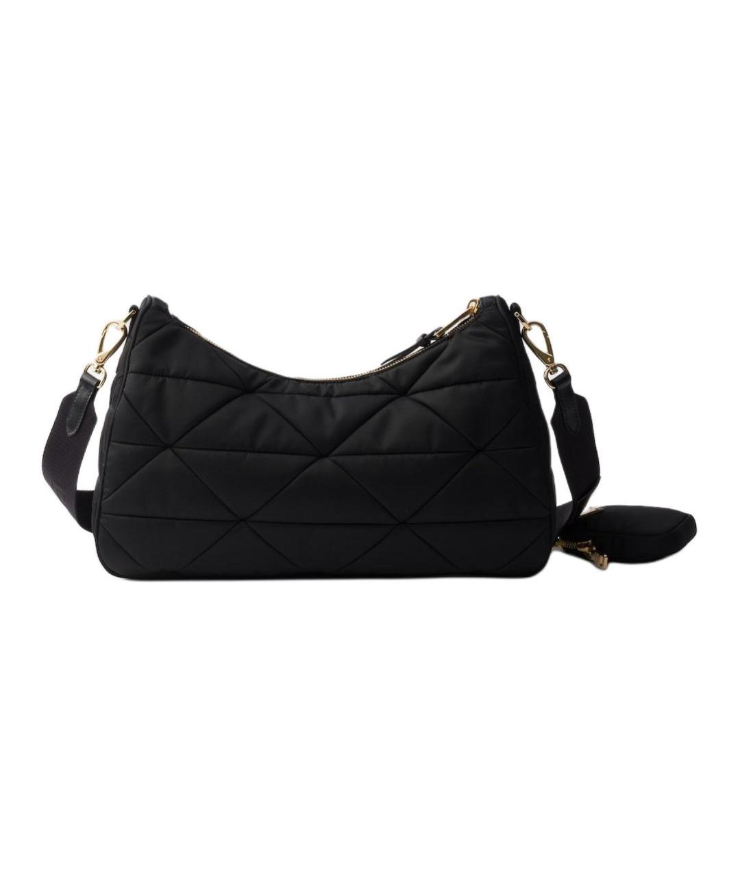 PRADA Черная тканевая сумка через плечо, фото 3